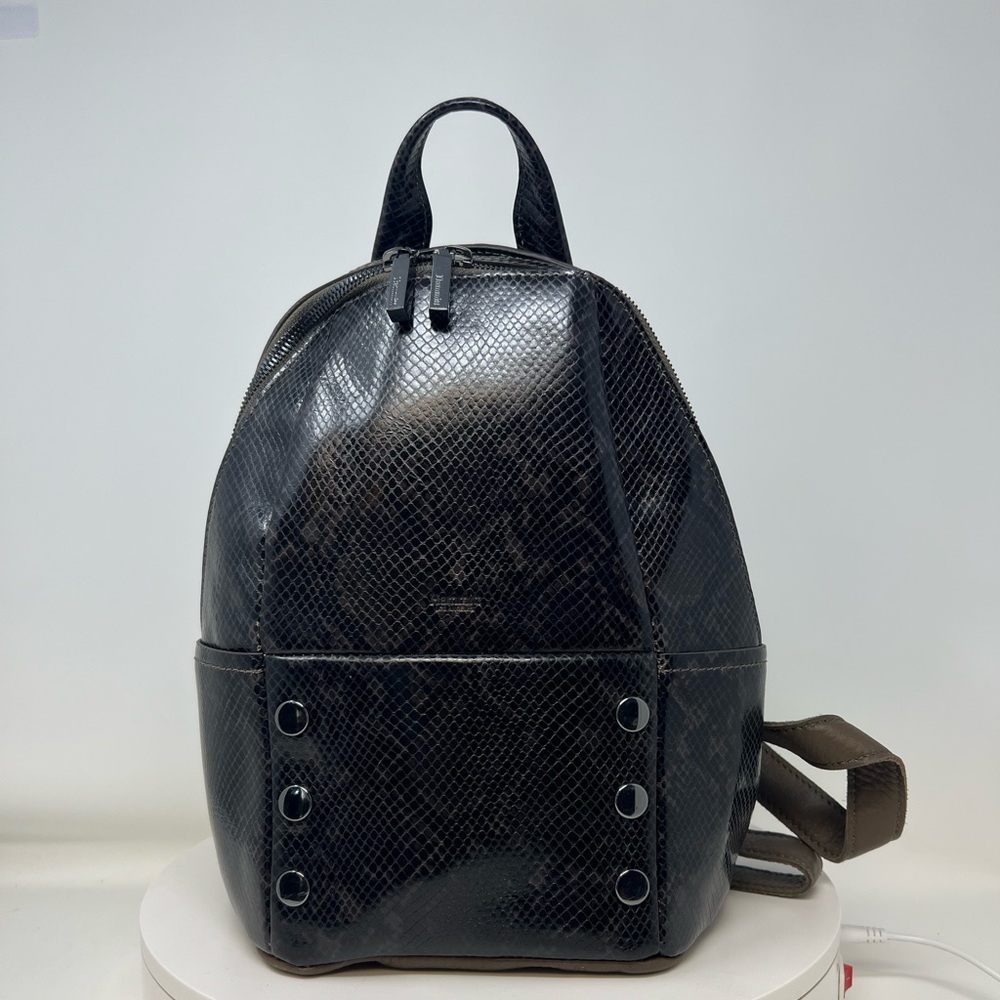 Hammitt Oliver Hunter Medium leather Backpack Snake